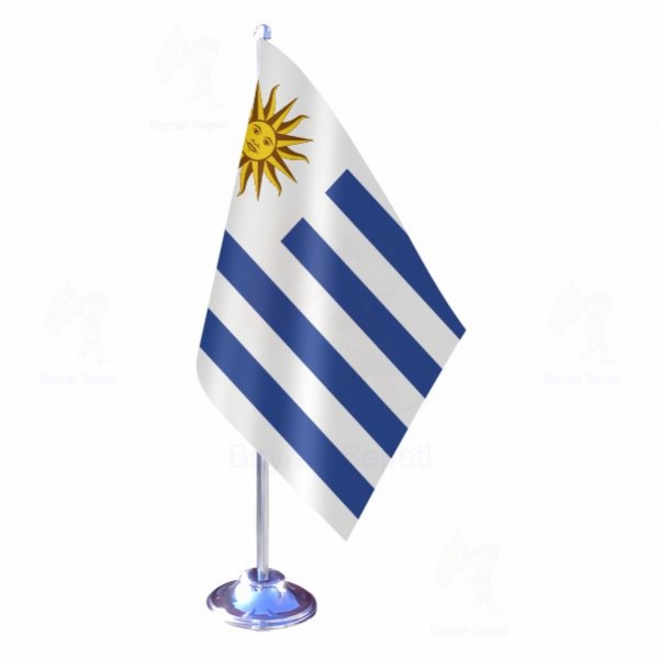 Uruguay Tekli Masa Bayraklar reticileri