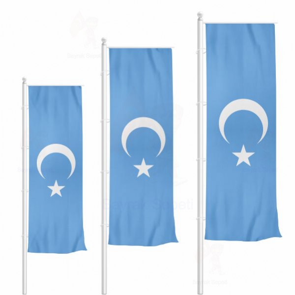 Uygur Trkleri Dikey Gnder Bayrak Sat Yeri