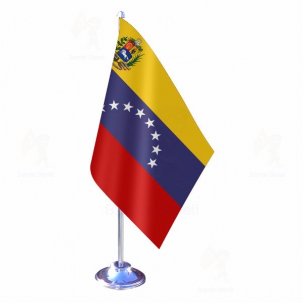 Venezuela Tekli Masa Bayraklar Nerede