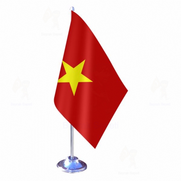 Vietnam Tekli Masa Bayraklar zellii