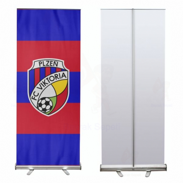 Viktoria Plzen FK Roll Up ve Banner