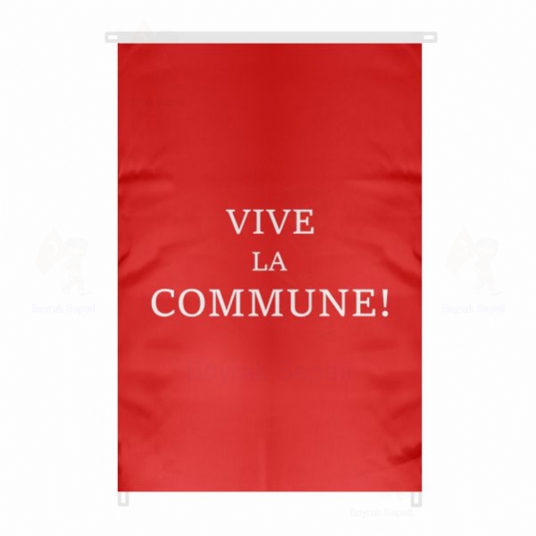 Vive la Commune Bina Cephesi Bayrak imalat