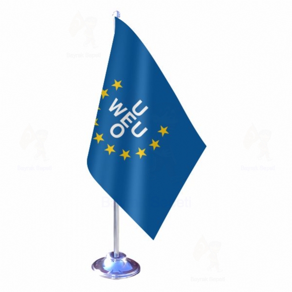 Western European Union Tekli Masa Bayraklar retim