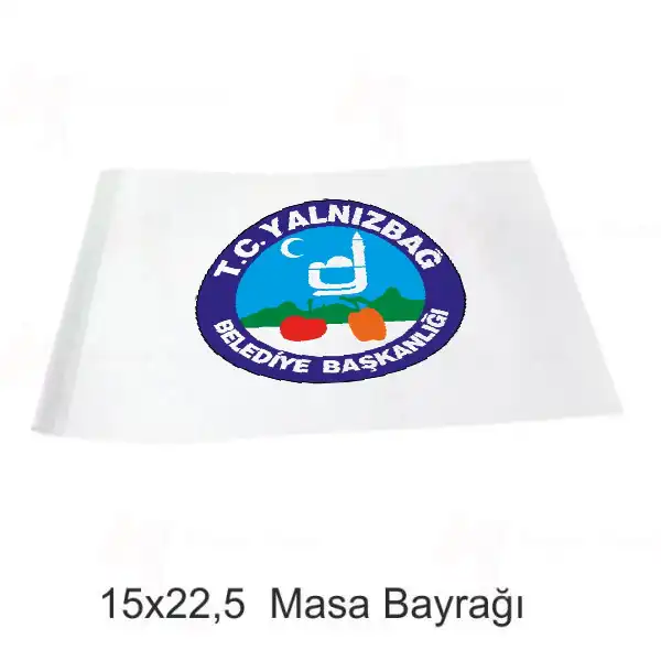 Yalnzba Belediyesi Masa Bayraklar