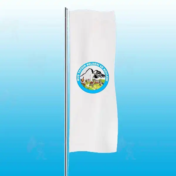 Yaygın Belediyesi Dikey Gönder Bayrakları