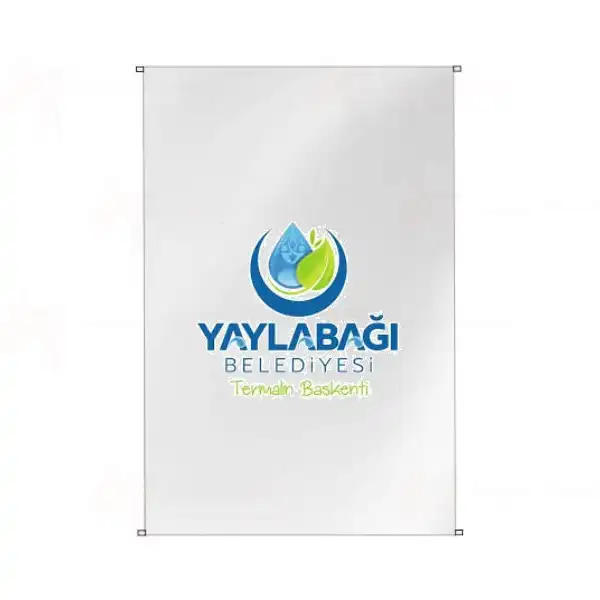 Yaylaba Belediyesi Bina Cephesi Bayrak Tasarm