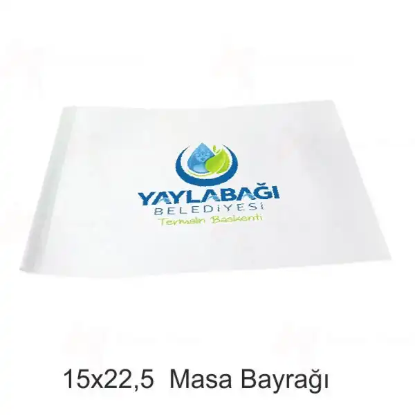 Yaylaba Belediyesi Masa Bayraklar Resmi