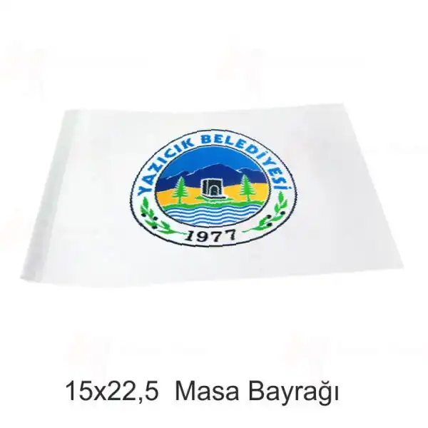 Yazck Belediyesi Masa Bayraklar