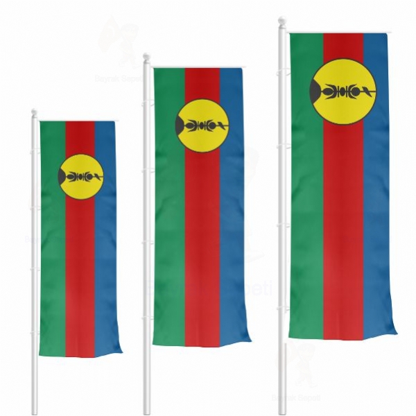 Yeni Kaledonya Dikey Gnder Bayraklar