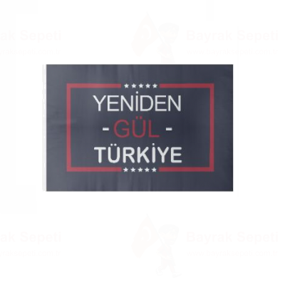 Yeniden Gül Türkiye Bayrağı