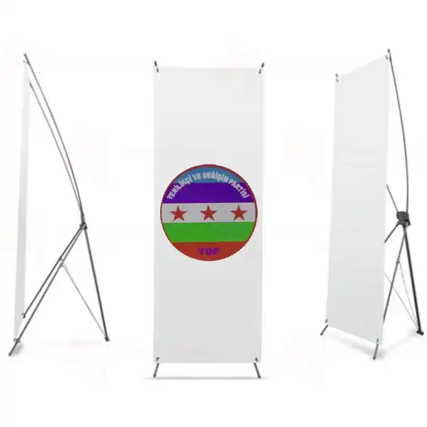 Yenilikçi ve Değişim Partisi X Banner Baskı