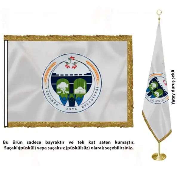 Yeilbk Belediyesi Saten Kuma Makam Bayra Tasarm