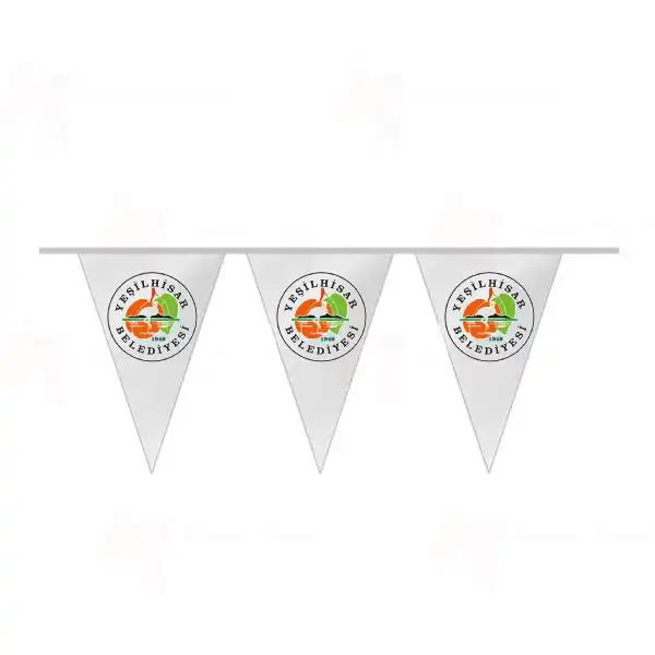 Yeşilhisar Belediyesi İpe Dizili Üçgen Bayraklar