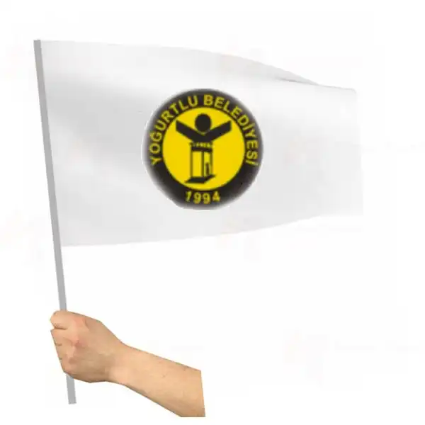 Yoğurtlu Belediyesi Sopalı Bayraklar