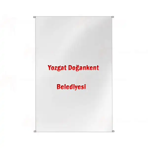 Yozgat Doankent Belediyesi Bina Cephesi Bayraklar
