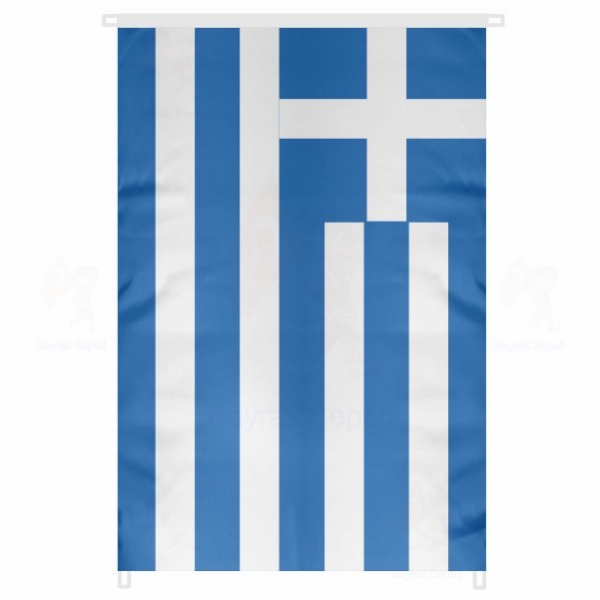 Yunanistan Bina Cephesi Bayrak Satan Yerler