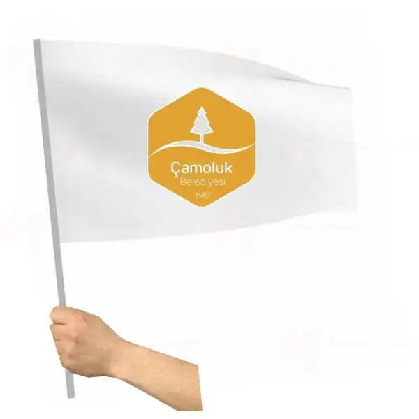 Çamoluk Belediyesi Sopalı Bayraklar
