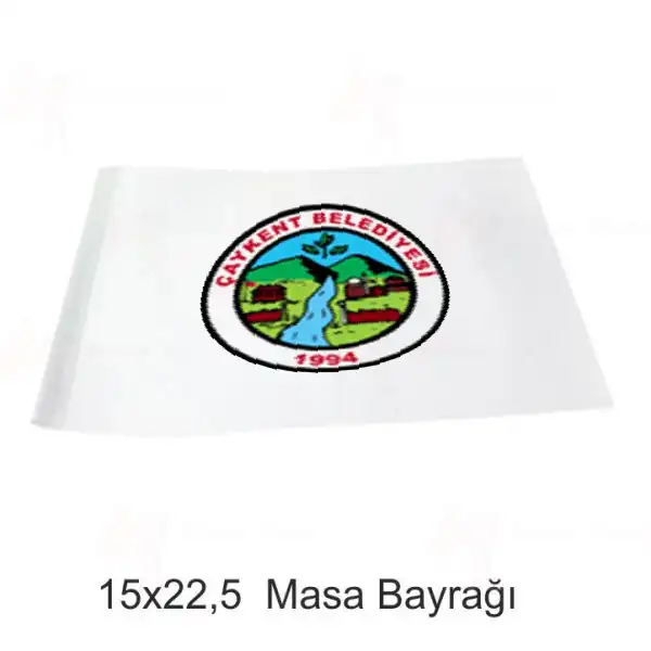 aykent Belediyesi Masa Bayraklar
