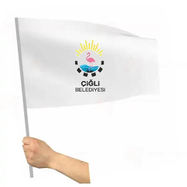 Çiğli Belediyesi Sopalı Bayraklar