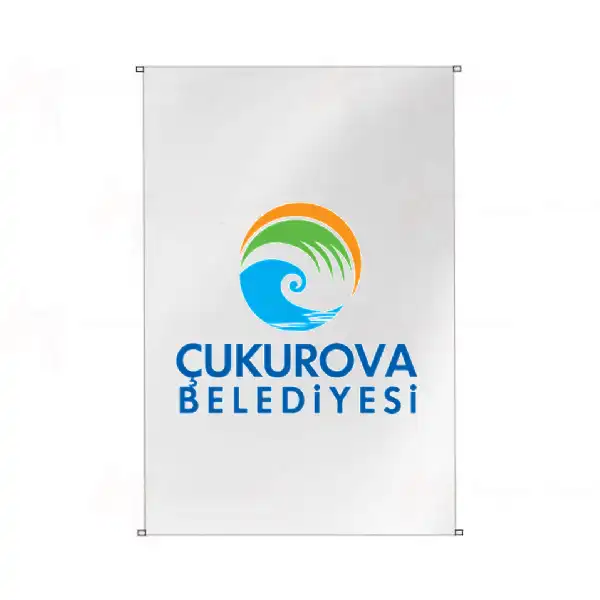 ukurova Belediyesi Bina Cephesi Bayraklar