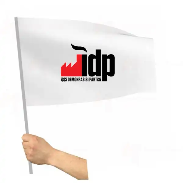 İşçi Demokrasisi Partisi Sopalı Bayraklar