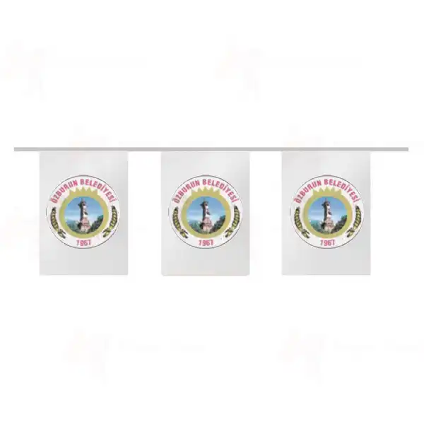 Özburun Belediyesi İpe Dizili Süsleme Bayrakları