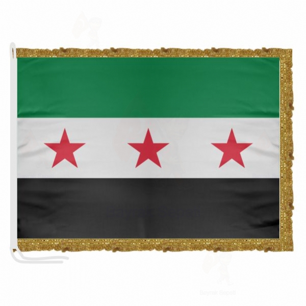 zgr Suriye Ordusu Saten Kuma Makam Bayra