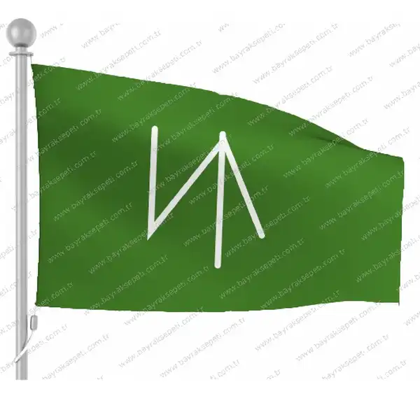 Salur Yeşil Gönder Flaması Gönder Bayrağı