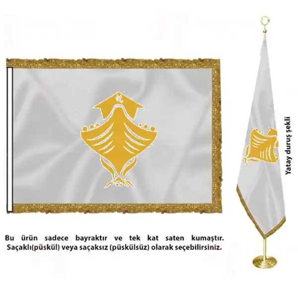 Şırnak Belediyesi Saten Kumaş Makam Bayrağı