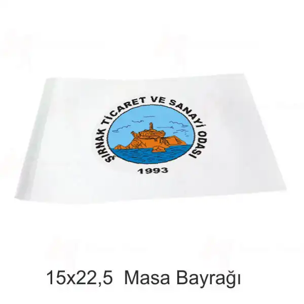 rnak Ticaret Ve Sanayi Odas Masa Bayraklar