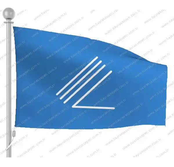 Yazır Mavi Gönder Flaması Gönder Bayrağı